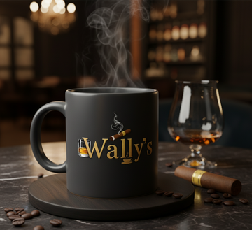 Wally’s Premium Black Coffee Mug