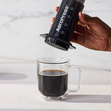AeroPress Original Coffee Press – 3 In 1 Brew Method Combines French Press, Espresso, Full Bodied Coffee Without Grit or Bitterness, Small Portable Coffee Maker for Camping & Travel