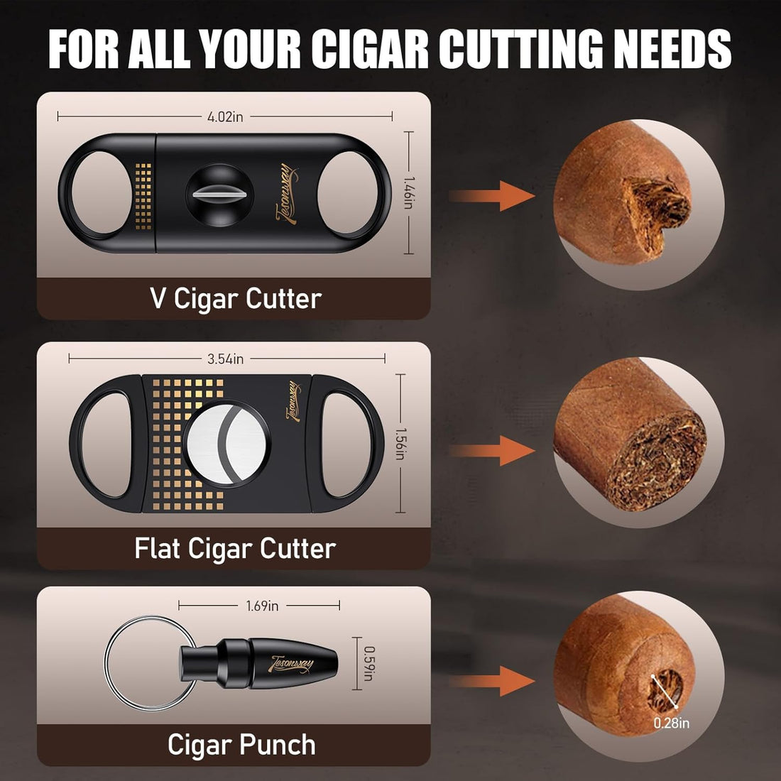 Cigar Humidor, Cedar Wood Humidor Cigar Box, Glass Top Desktop Humidor with Front Hygrometer, Humidifier, Divider, Accessories Drawer and Combination Lock, Cigar Gifts for Men (Black)